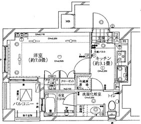 アパガーデンズ新宿戸山公園の物件間取画像